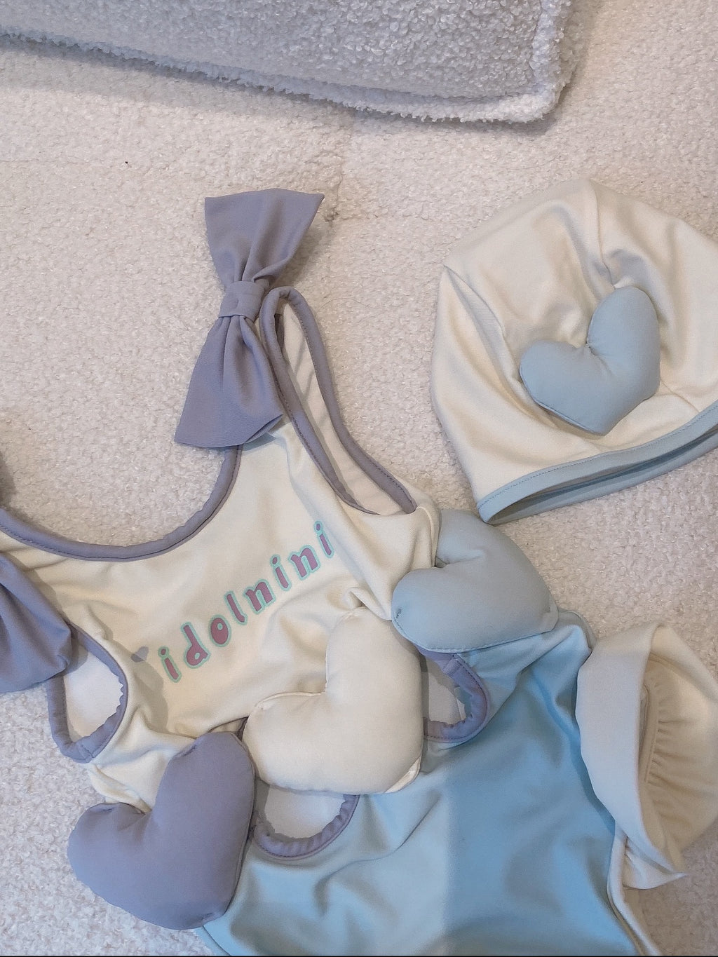 Children’s one-piece swimsuits.