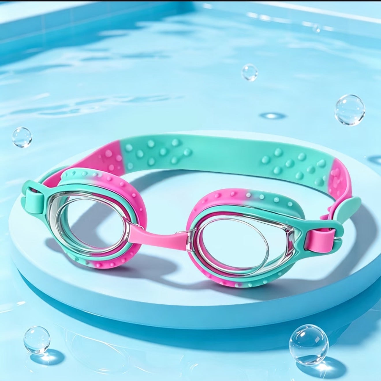 “Girls’ swimming goggles”